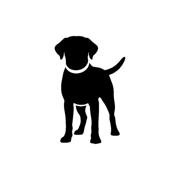 GenKI-Bild: Hund Silhouette